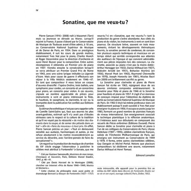 Sonatine : pour clarinette en si b&eacute;mol et piano